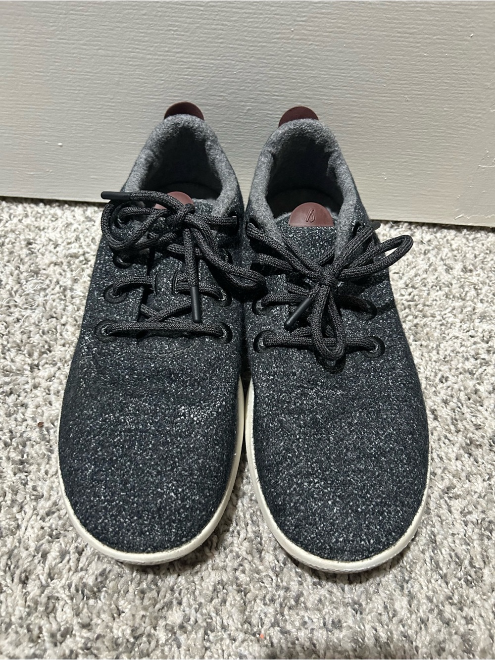 Allbirds Men’s Wool Runners in Charcoal Size 12